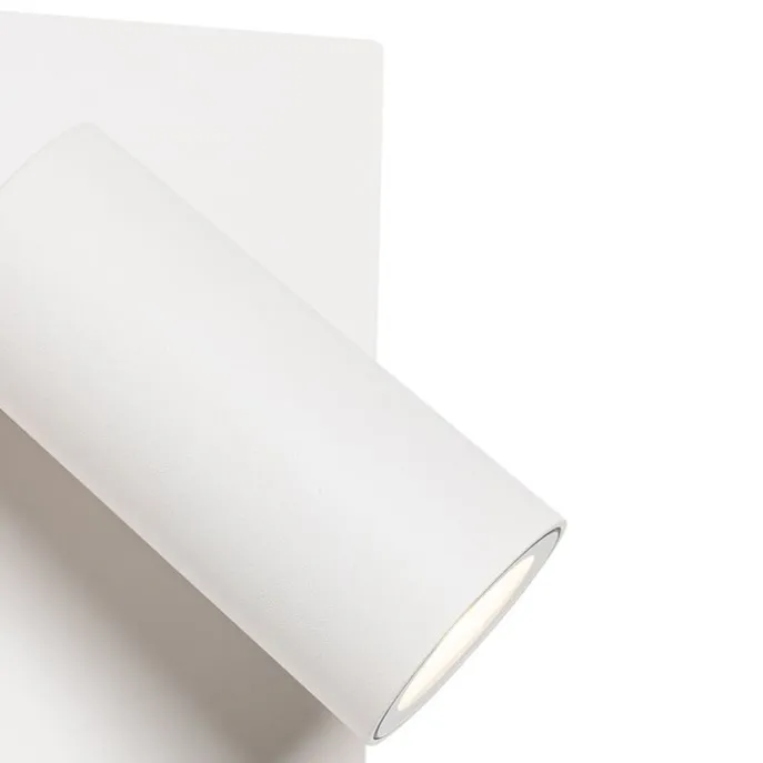 Buiten wandlamp wit incl. LED IP54 bewegingssensor - Simon