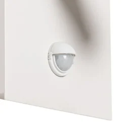 Buiten wandlamp wit incl. LED IP54 bewegingssensor - Simon