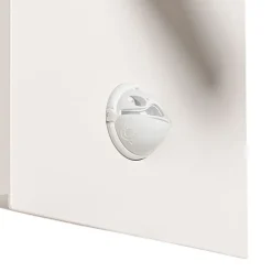 Buiten wandlamp wit incl. LED IP54 bewegingssensor - Simon