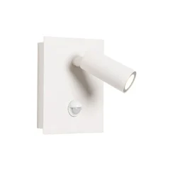 Buiten wandlamp wit incl. LED IP54 bewegingssensor - Simon