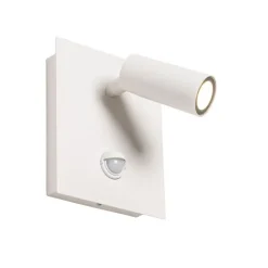 Buiten wandlamp wit incl. LED IP54 bewegingssensor - Simon