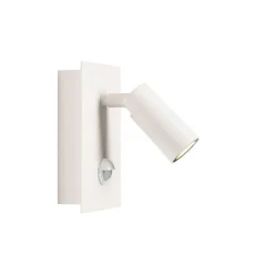 Buiten wandlamp wit incl. LED IP54 bewegingssensor - Simon