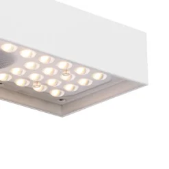 Buiten wandlamp wit met dimlicht en sensor op solar - Kayo