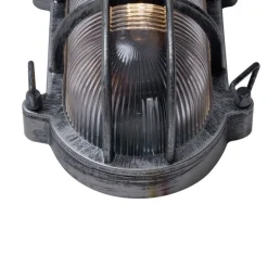 Buiten wandlamp zilver ovaal IP44 - Noutica