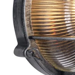 Buiten wandlamp zilver rond IP44 - Noutica