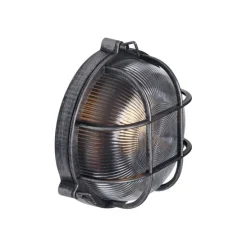 Buiten wandlamp zilver rond IP44 - Noutica