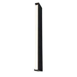 Buiten wandlamp zwart 60 cm incl. LED 4-staps dimbaar met solar - Serena