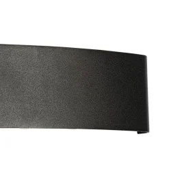 Buiten wandlamp zwart incl. LED 10-lichts IP54 - Silly