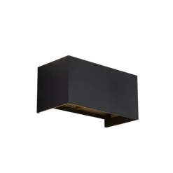 Buiten wandlamp zwart incl. LED 4-lichts IP54 - Edwin