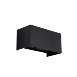 Buiten wandlamp zwart incl. LED 4-lichts IP54 - Edwin