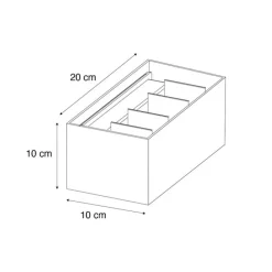 Buiten wandlamp zwart incl. LED 4-lichts IP54 - Edwin