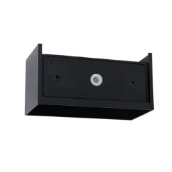 Buiten wandlamp zwart incl. LED 4-lichts IP54 - Edwin