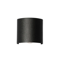 Buiten wandlamp zwart incl. LED 2-lichts IP54 - Silly