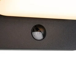 Buiten wandlamp zwart incl. LED verstelbaar met bewegingssensor - Kamile