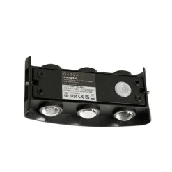 Buiten wandlamp zwart incl. LED 6-lichts IP54 - Silly