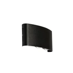Buiten wandlamp zwart incl. LED 6-lichts IP54 - Silly
