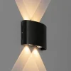 Buiten wandlamp zwart incl. LED 4-lichts IP54 - Silly
