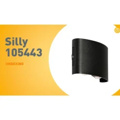 Buiten wandlamp zwart incl. LED 4-lichts IP54 - Silly