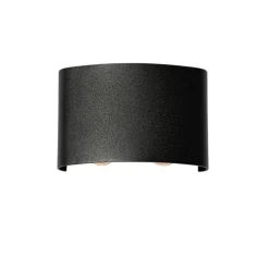 Buiten wandlamp zwart incl. LED 4-lichts IP54 - Silly