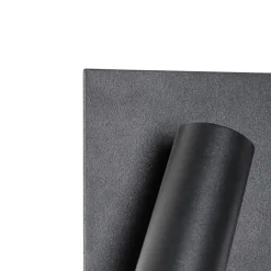 Buiten wandlamp zwart incl. LED 2-lichts bewegingssensor- Simon