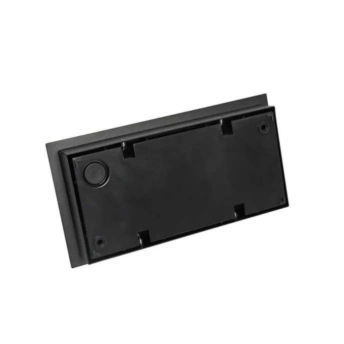 Buiten wandlamp zwart incl. LED 2-lichts bewegingssensor- Simon