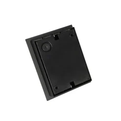 Buiten wandlamp zwart incl. LED IP54 bewegingssensor - Simon