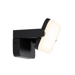 Buiten wandlamp zwart incl. LED verstelbaar - Kamile