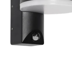Buiten wandlamp zwart incl. LED IP54 bewegingssensor - Esmee