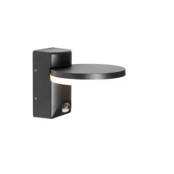 Buiten wandlamp zwart incl. LED IP54 bewegingssensor - Esmee