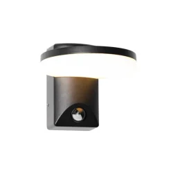 Buiten wandlamp zwart incl. LED IP54 bewegingssensor - Esmee