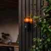 Buiten wandlamp zwart IP44 met bewegingsmelder - Denmark