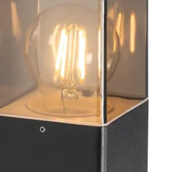 Buiten wandlamp zwart IP44 met bewegingsmelder - Denmark