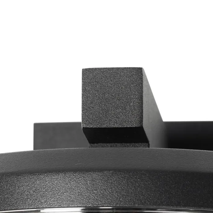 Buiten wandlamp zwart IP44 met bewegingssensor - Joren