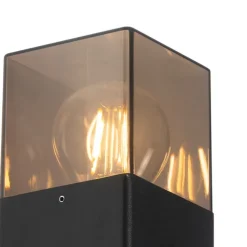 Buiten wandlamp zwart IP44 met schemerschakelaar - Denmark