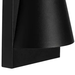 Buiten wandlamp zwart IP44 met schemerschakelaar - Femke