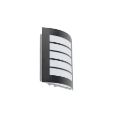 Buiten wandlamp zwart IP44 met schemersensor - Miro