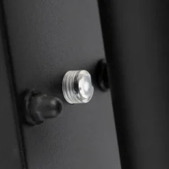 Buiten wandlamp zwart 2-lichts IP44 met schemersensor - Duo