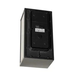 Buiten wandlamp zwart met smoke glas 26 cm IP44 - Charlois