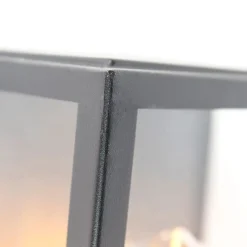 Buiten wandlamp zwart met schemersensor - Rotterdam