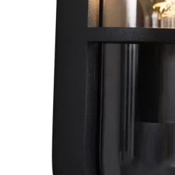 Buiten wandlamp zwart ovaal IP65 - Target