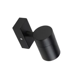 Buiten wandlamp zwart RVS GU10 50mm IP44 - Solo