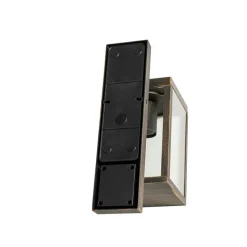 Buiten wandlantaarn antiek goud met bewegingssensor IP44 - Charlois