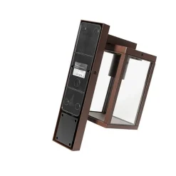 Buiten wandlantaarn roestbruin met bewegingssensor IP44 - Charlois