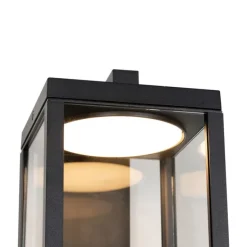 Buiten wandlantaarn zwart incl. LED en schemersensor - Ferdinand