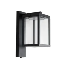 Buiten wandlantaarn zwart incl. LED en schemersensor - Ferdinand