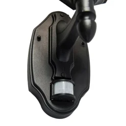 Buiten wandlantaarn zwart met bewegingssensor IP44 - New Orleans Up