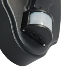 Buiten wandlantaarn zwart met bewegingssensor IP44 - New Orleans Up