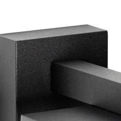 Buiten wandlantaarn zwart met bewegingssensor IP44 - Charlois