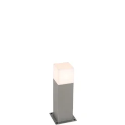 Buitenlamp 30 cm grijs met grondpin en kabelmof - Denmark