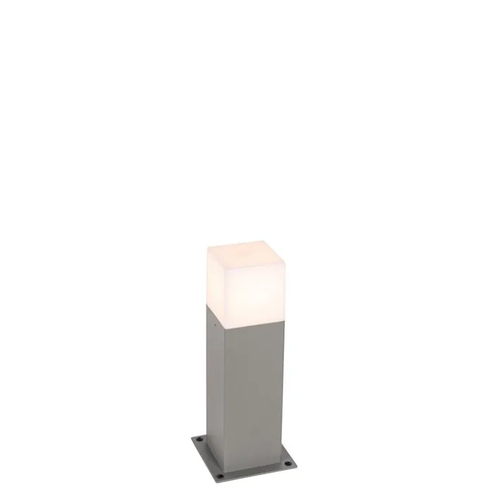 Buitenlamp 30 cm grijs met grondpin en kabelmof - Denmark